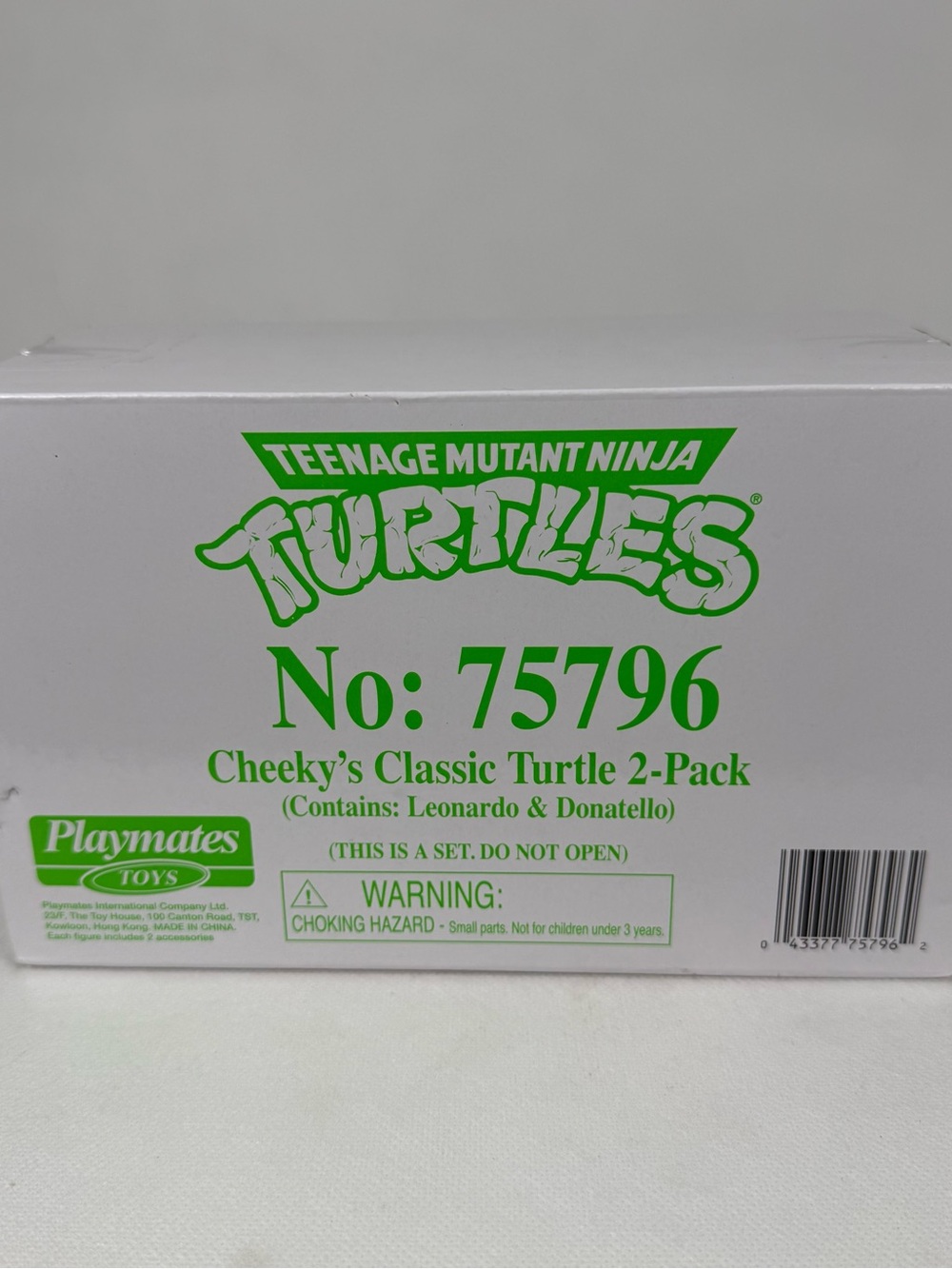 TMNT Cheeky’s Classic Turtle 2-Pack Leonardo Donatello Playmates #75796 NEW